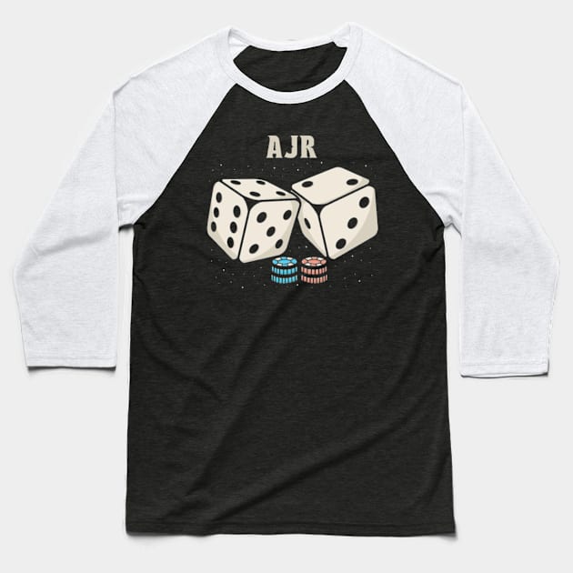 DICE AJR Baseball T-Shirt by Hsamal Gibran